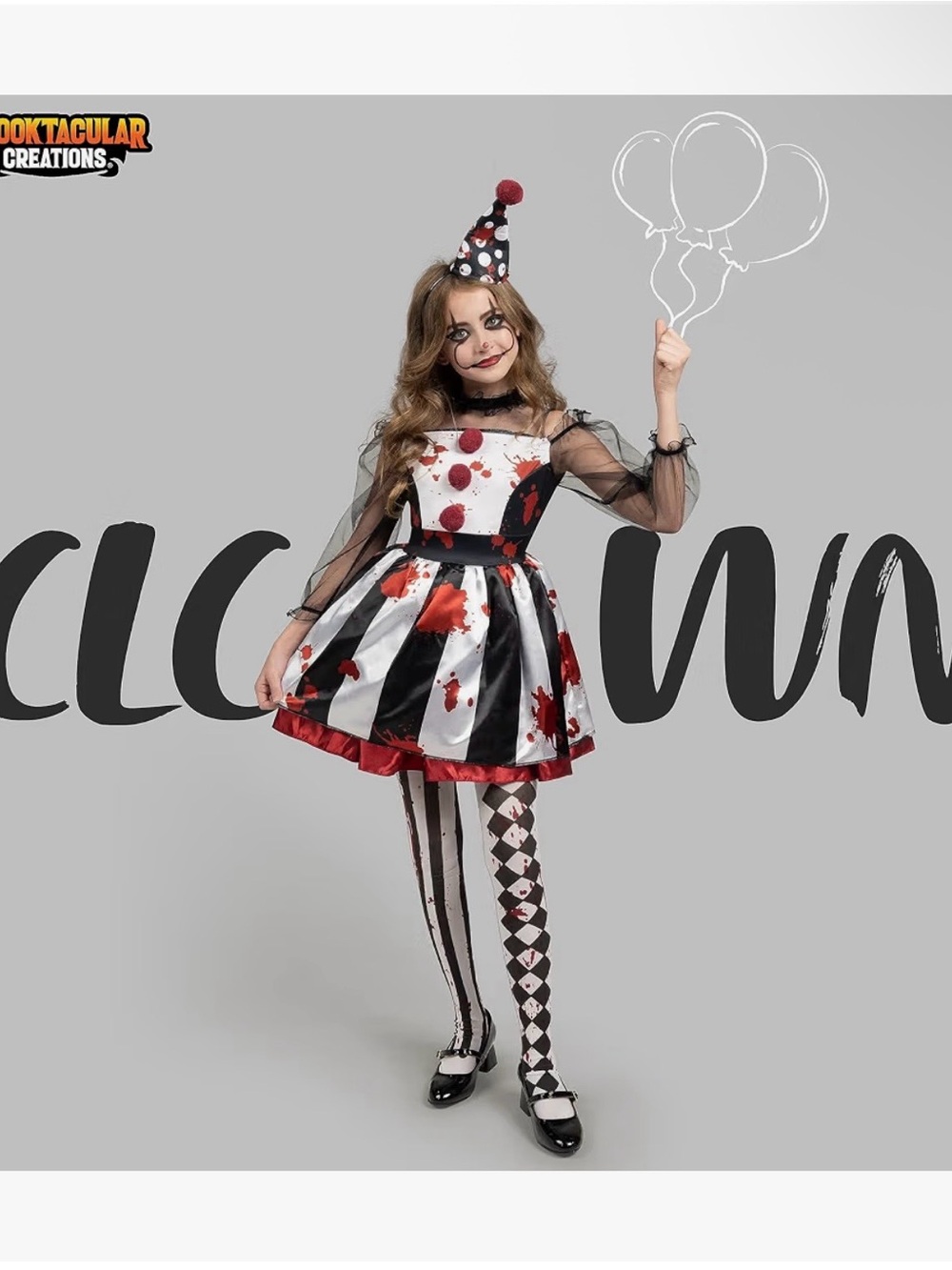 Girl clown custom